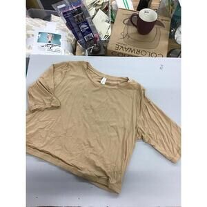 Rhonda shear super soft crop fitted tshirt size 1X new from HSN